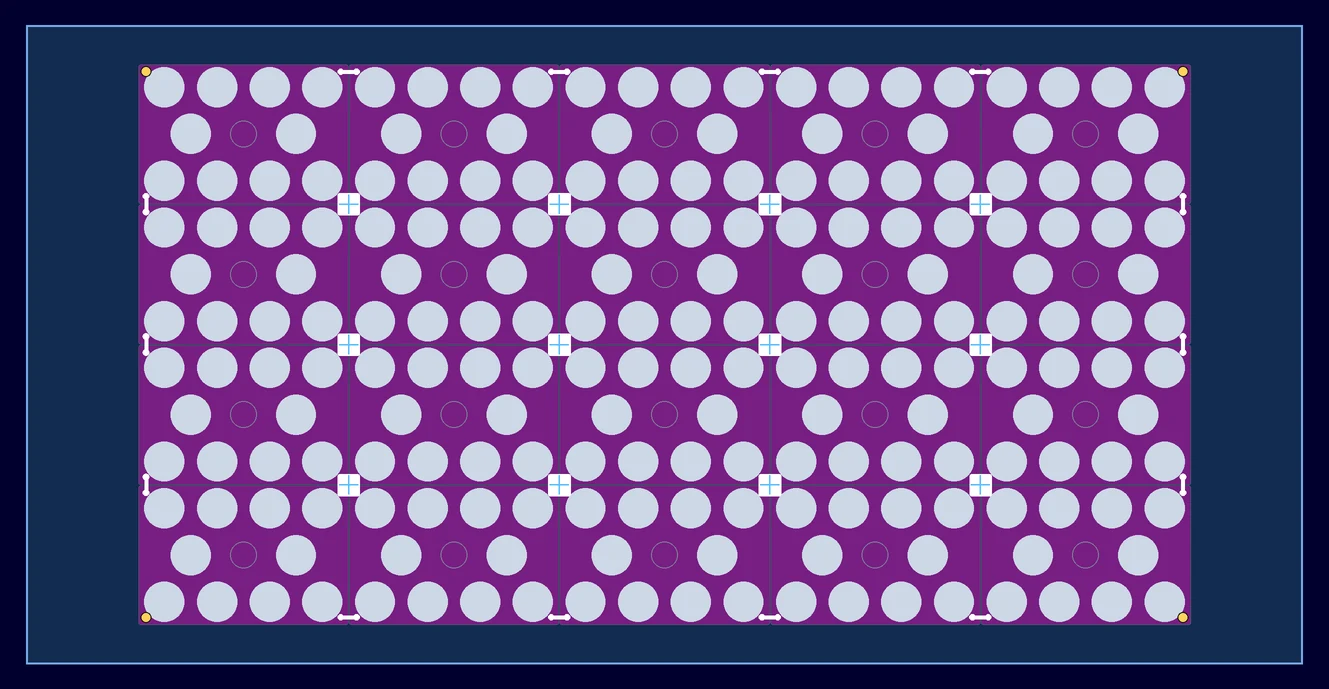 4 ft colony tank: 48 &times; 24in tank &middot; 1219 &times; 610mm layout, top view